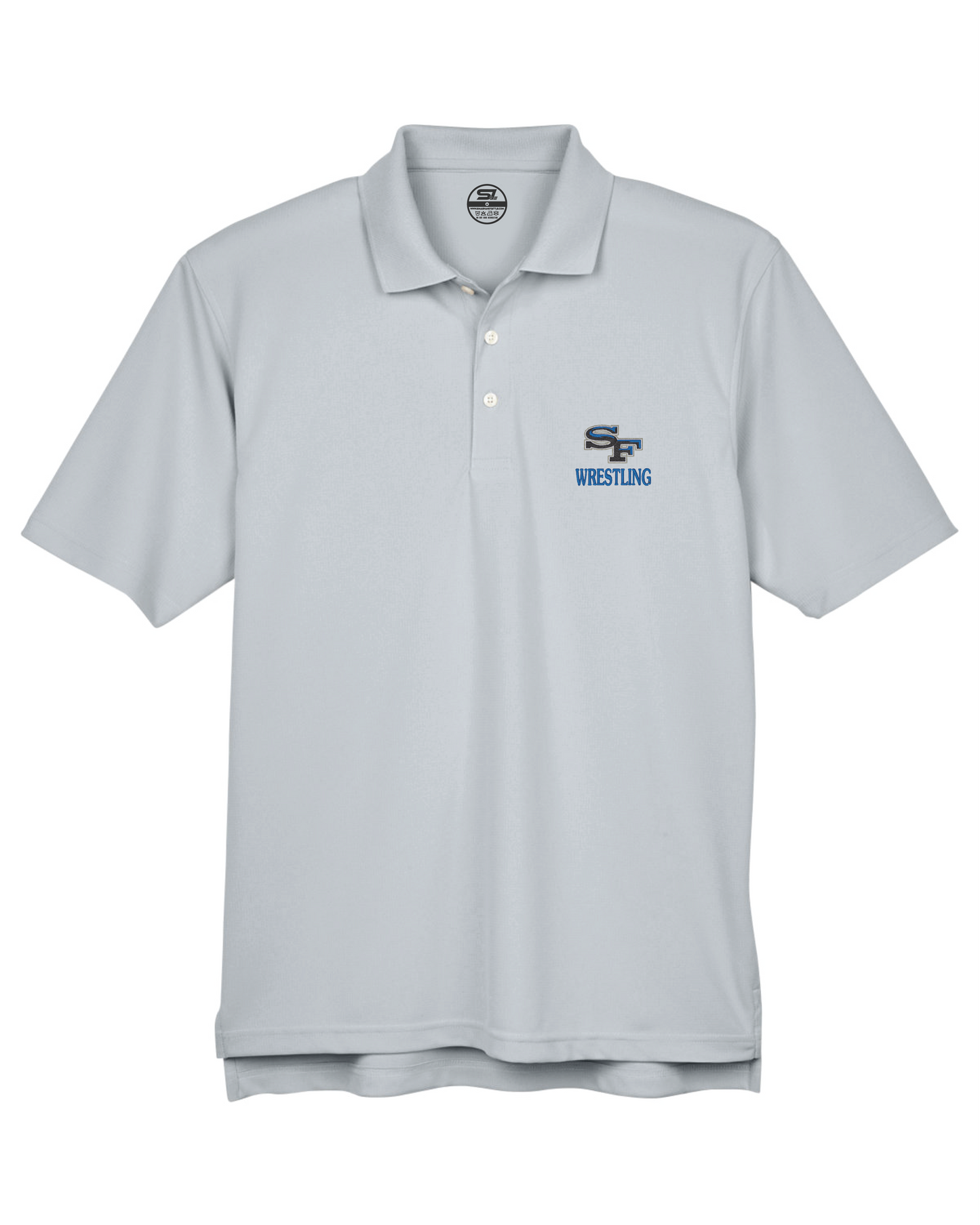 Men's Cool & Dry Performance Polo w/ SF Wrestling Embroidered Logo