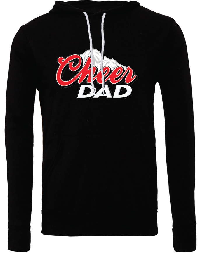 Adult Unisex "Ice Cold" Cheer Dad Sponge Fleece Pullover Hooded Sweatshirt
