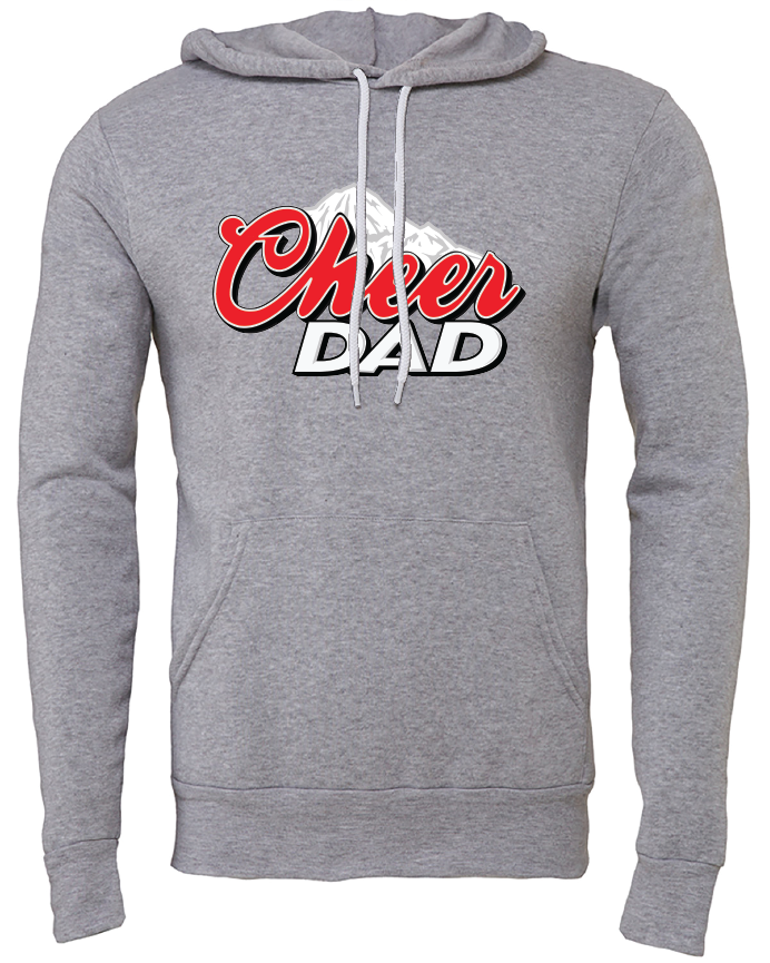 Adult Unisex "Ice Cold" Cheer Dad Sponge Fleece Pullover Hooded Sweatshirt