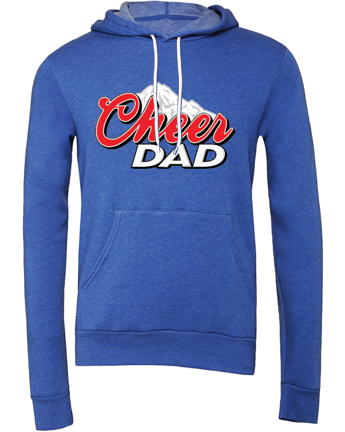 Adult Unisex "Ice Cold" Cheer Dad Sponge Fleece Pullover Hooded Sweatshirt
