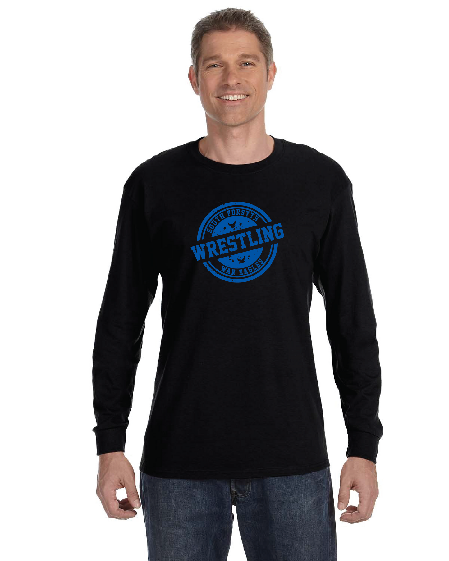 Adult Unisex  DRI-POWER® ACTIVE Long-Sleeve Tee w/ Vintage Logo