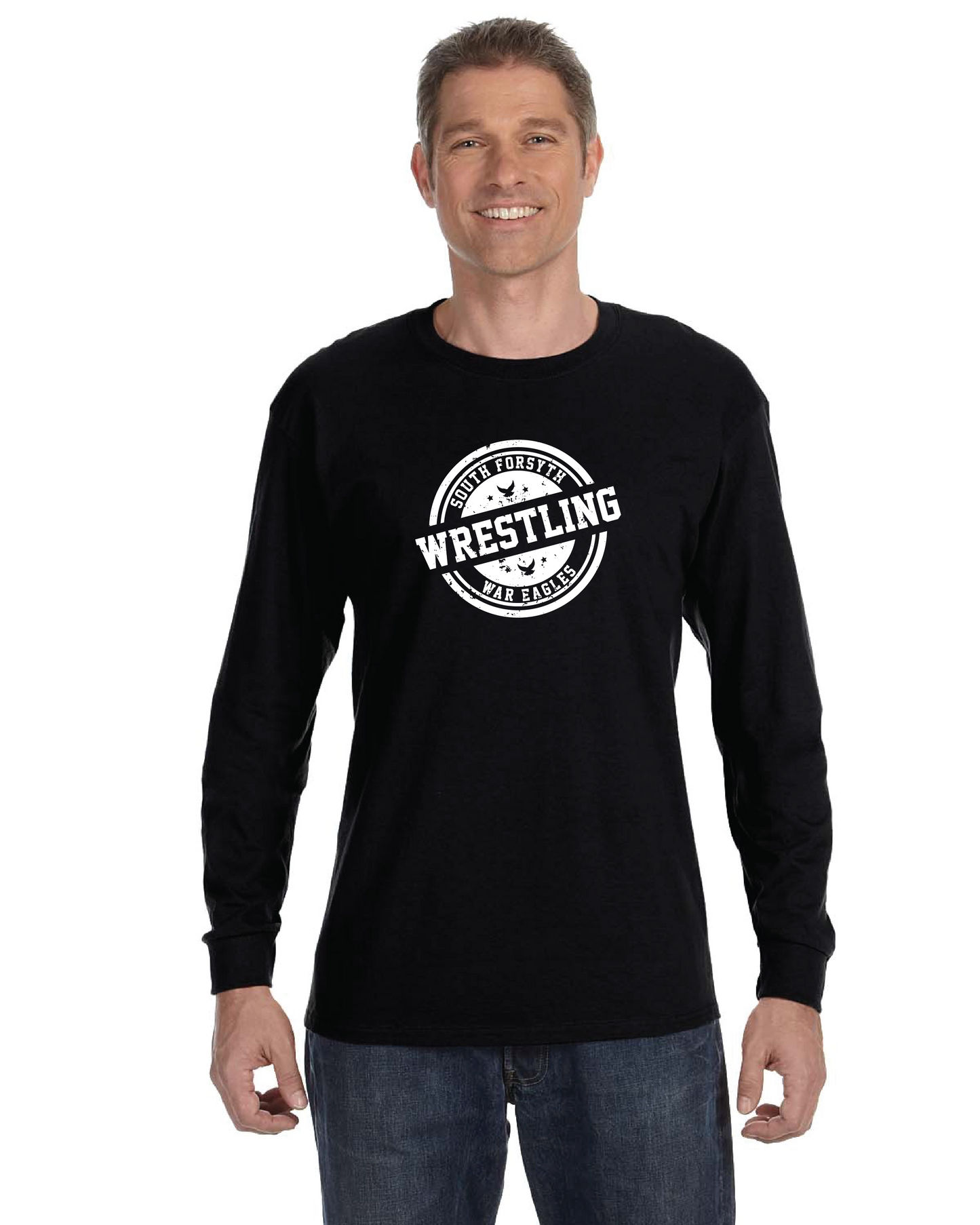 Adult Unisex  DRI-POWER® ACTIVE Long-Sleeve Tee w/ Vintage Logo