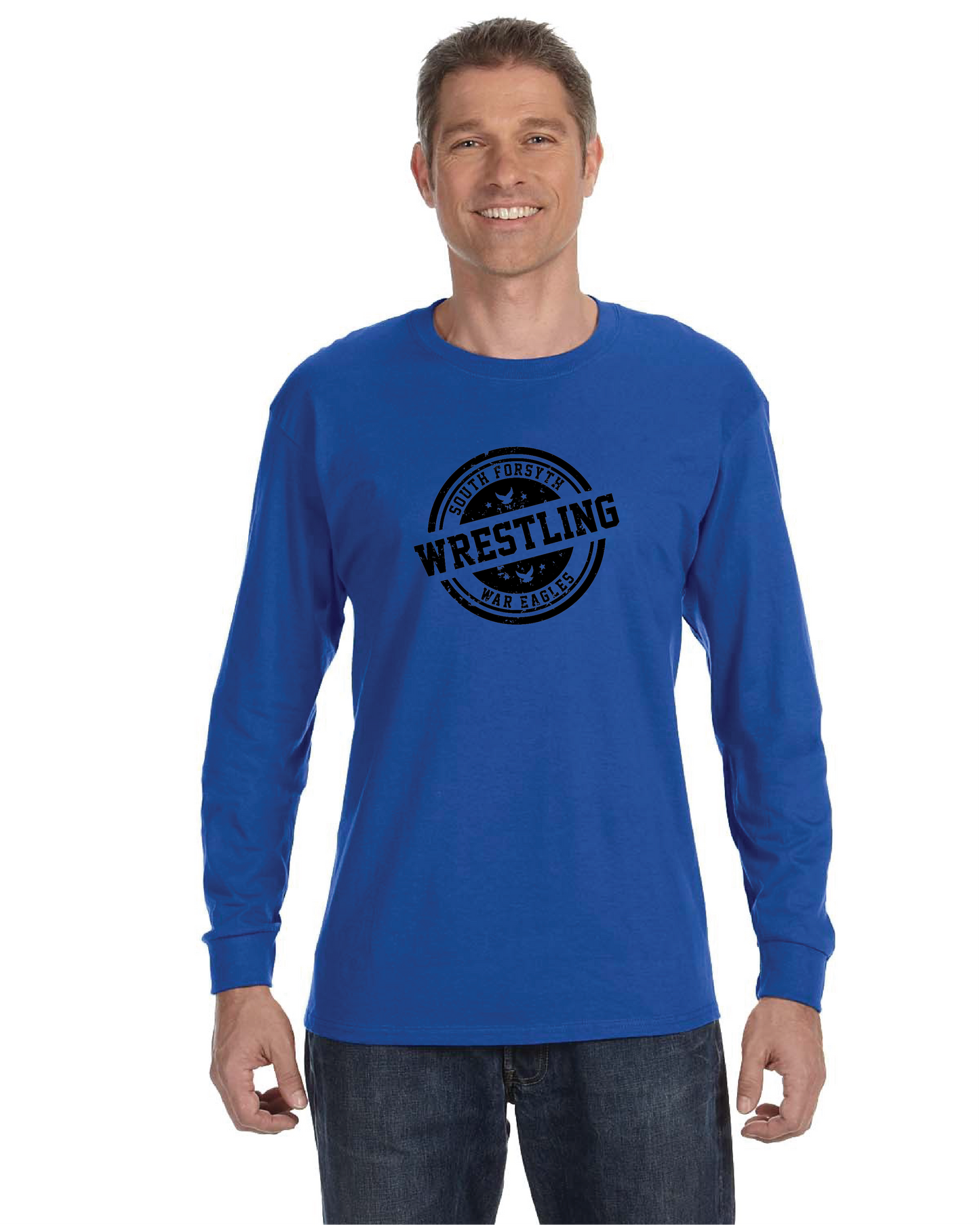 Adult Unisex  DRI-POWER® ACTIVE Long-Sleeve Tee w/ Vintage Logo