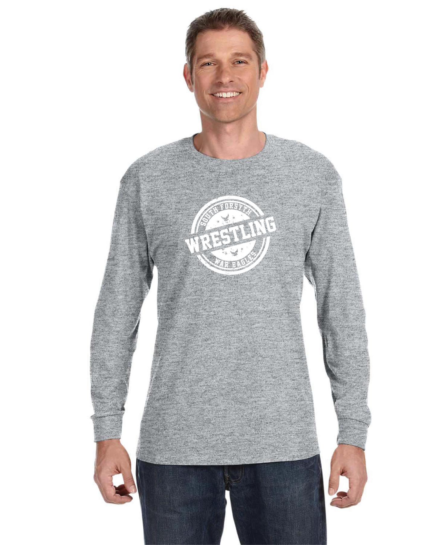 Adult Unisex  DRI-POWER® ACTIVE Long-Sleeve Tee w/ Vintage Logo