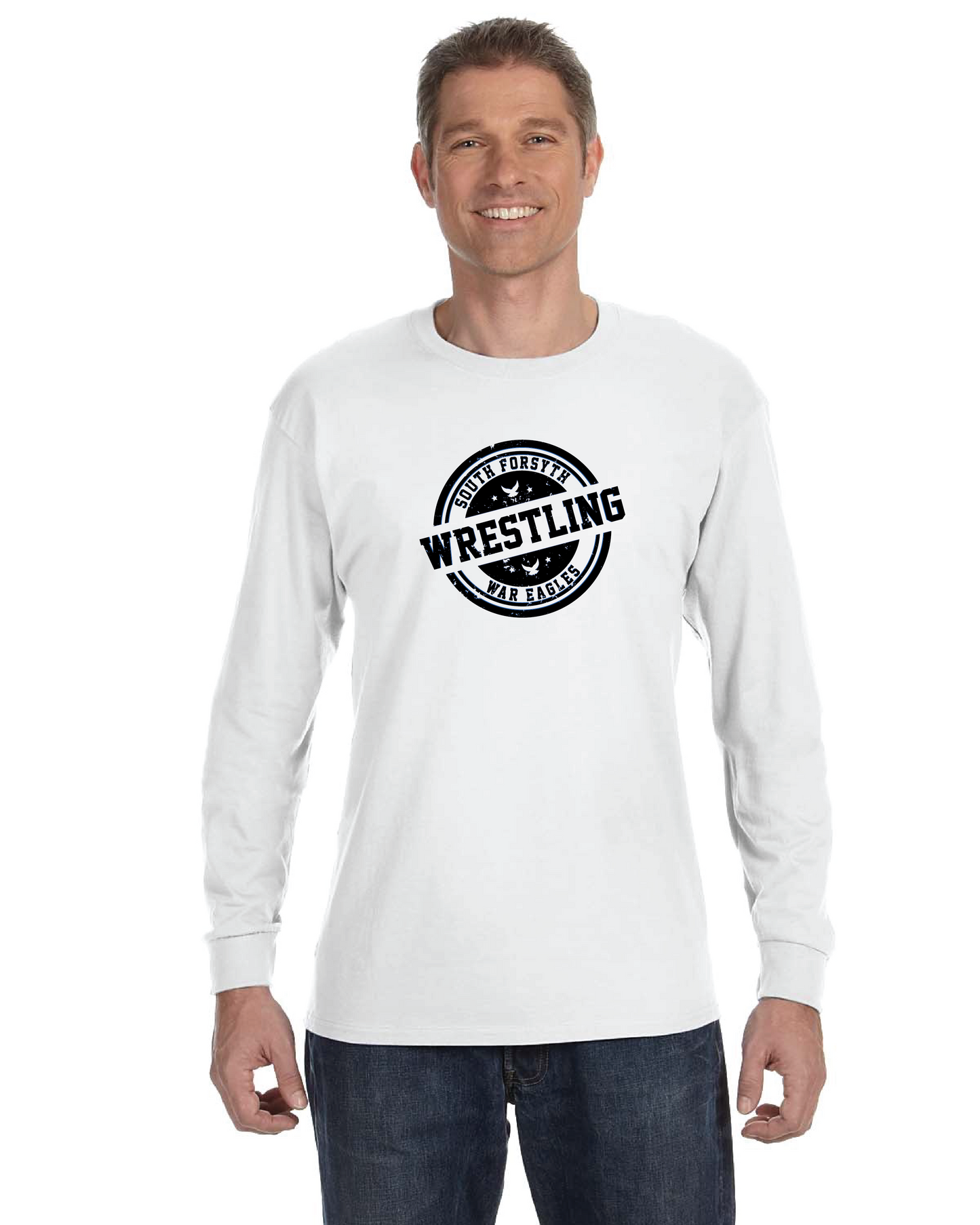 Adult Unisex  DRI-POWER® ACTIVE Long-Sleeve Tee w/ Vintage Logo