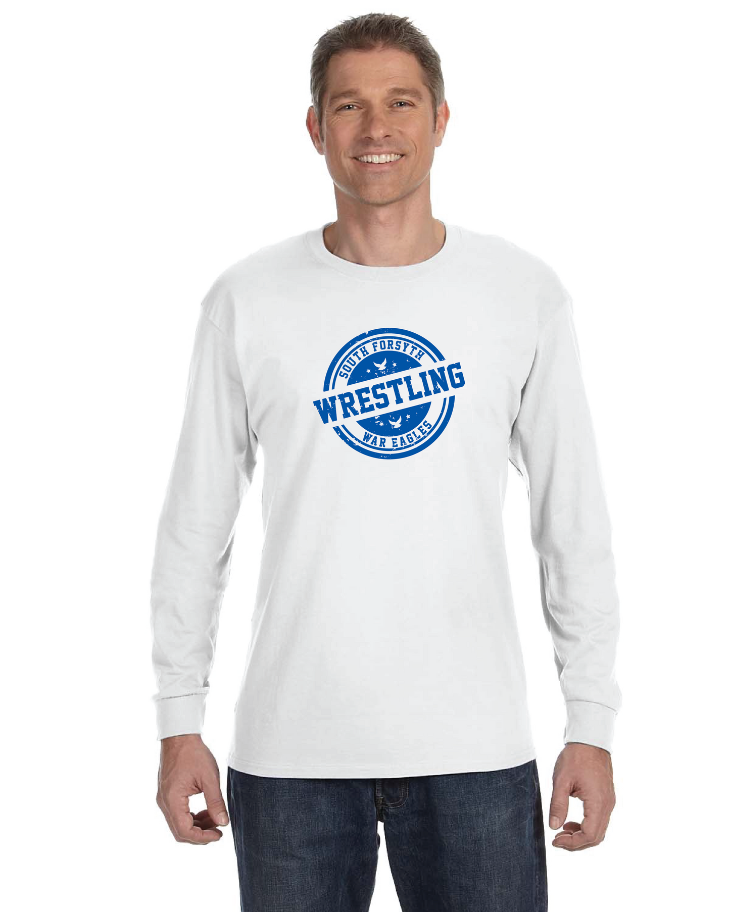 Adult Unisex  DRI-POWER® ACTIVE Long-Sleeve Tee w/ Vintage Logo