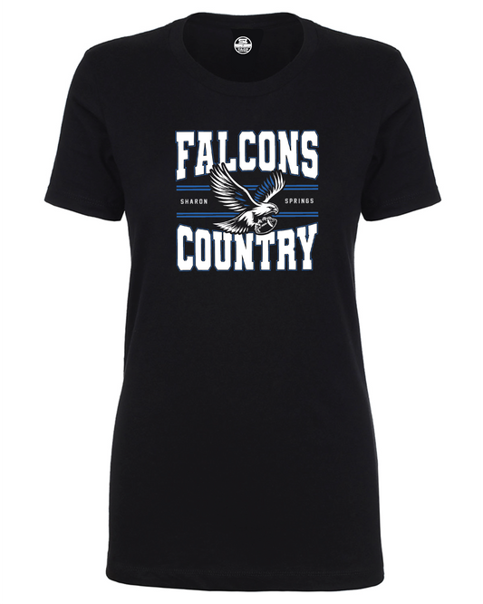 Ladies' CVC T-Shirt w/ Custom 'Falcons Country' Chest Graphic and 4th Grade Johnson/LaFoe 2024 Team Roster Ladies' Unisex Performance T-Shirt w/ Custom 'Falcons Country' Chest Graphic and 4th Grade Johnson/LaFoe 2024 Team Roster