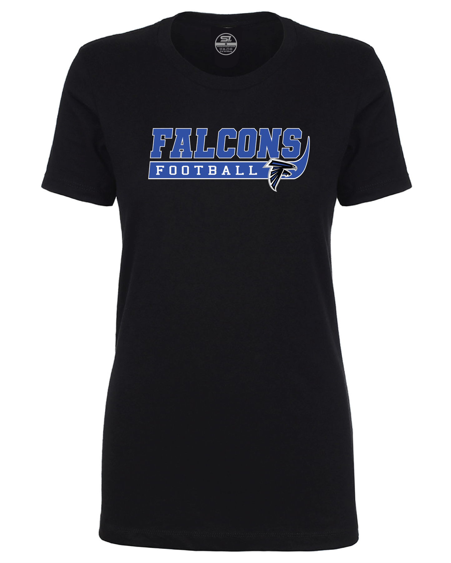 Ladies Sharon Springs Falcons “Curl” CVC T-Shirt