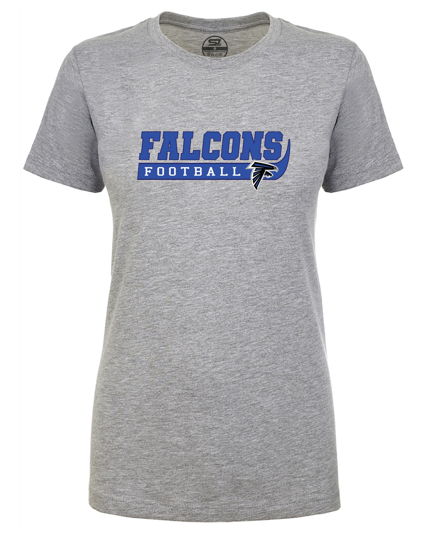 Ladies Sharon Springs Falcons “Curl” CVC T-Shirt