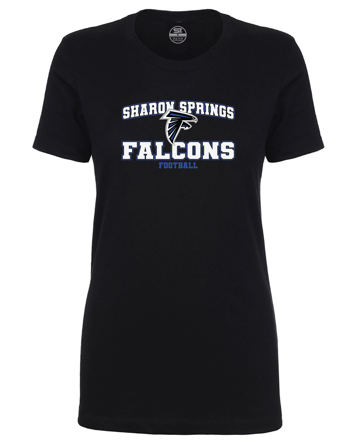 Ladies Sharon Springs Falcons “Varsity” CVC T-Shirt