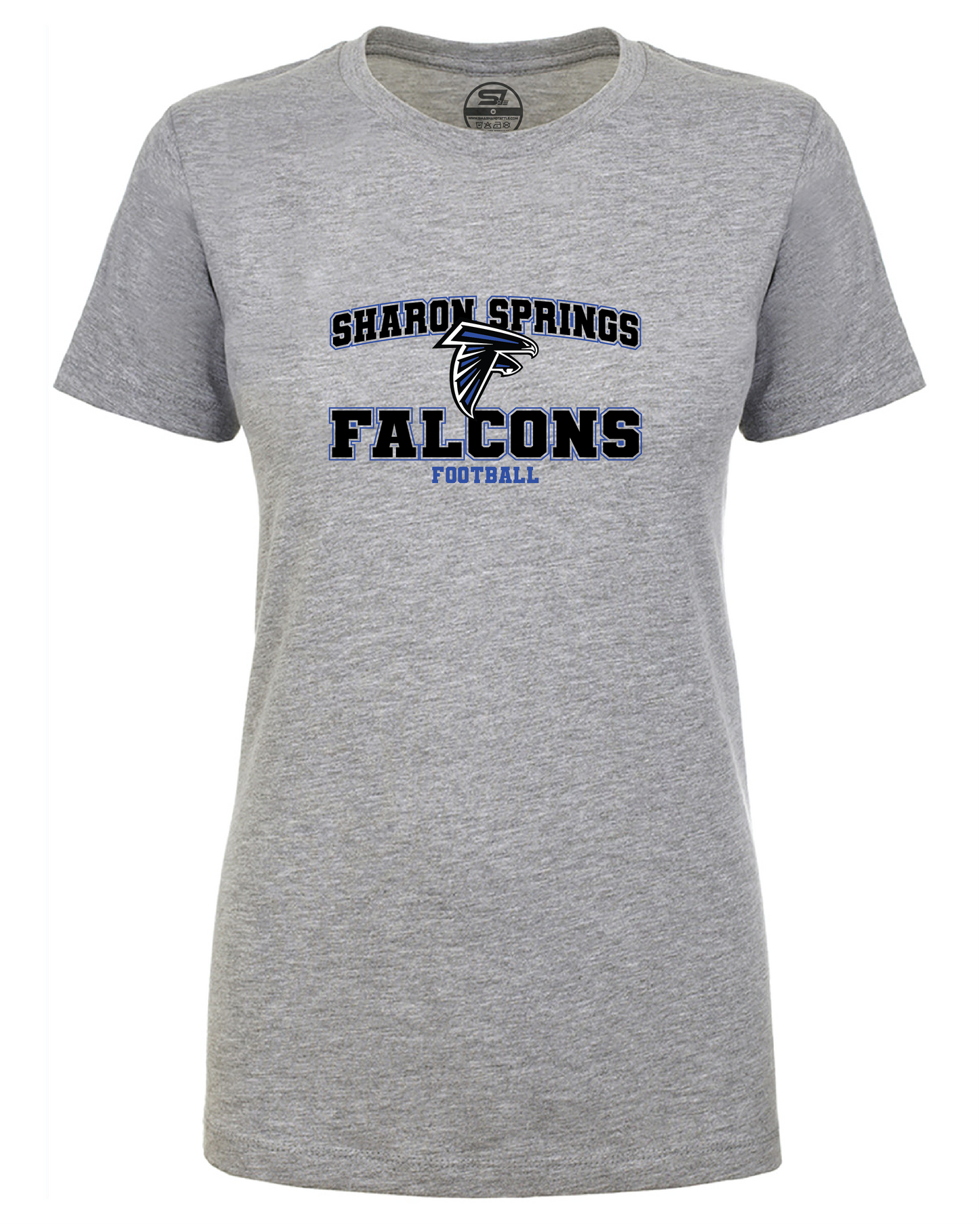 Ladies Sharon Springs Falcons “Varsity” CVC T-Shirt