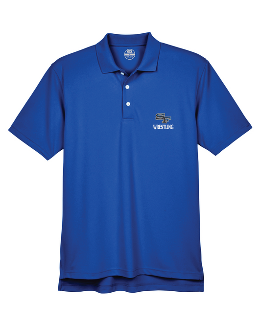 Men's Cool & Dry Performance Polo w/ SF Wrestling Embroidered Logo