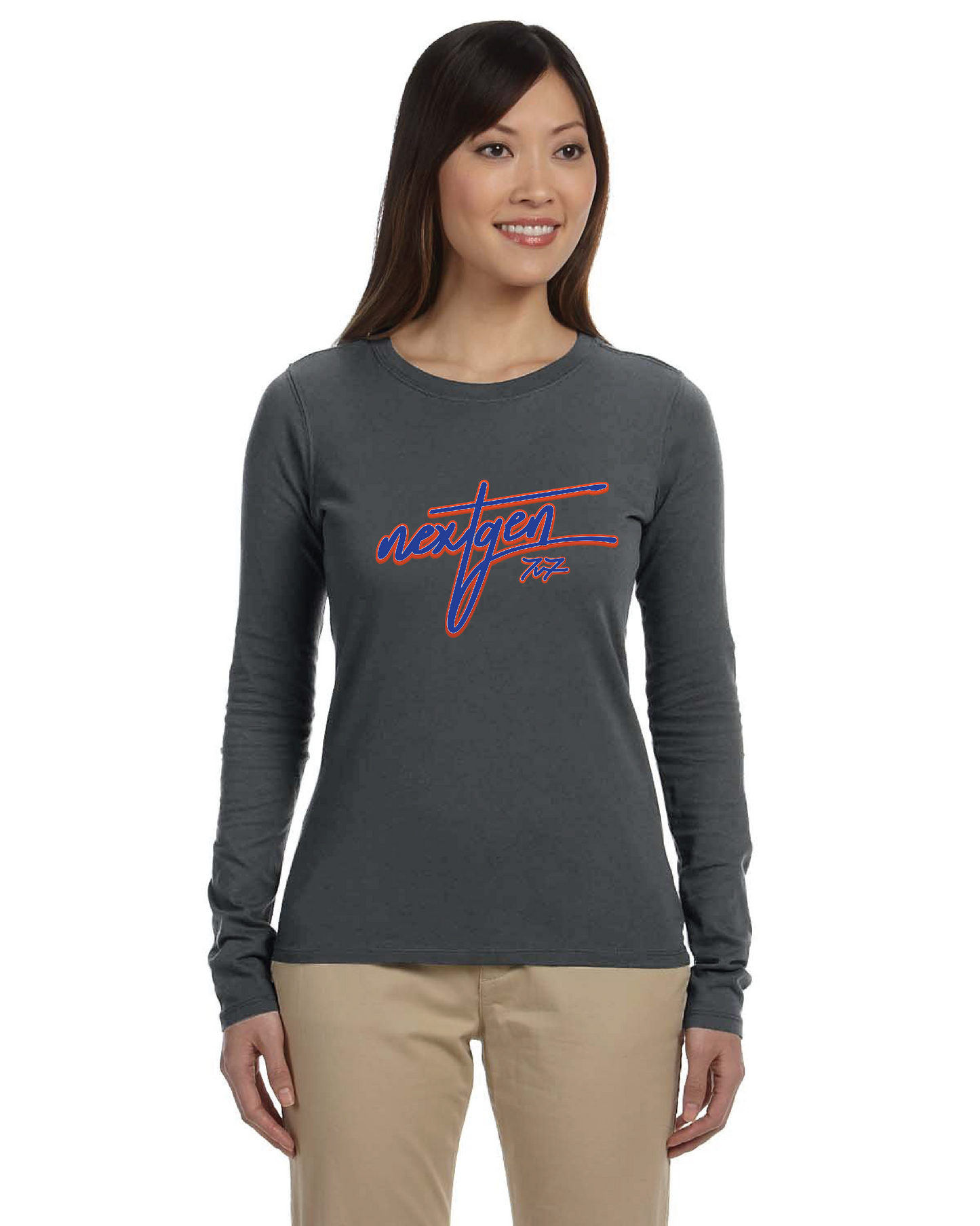 Ladies' NextGen Academy 7v7 Cursive Logo Classic Long-Sleeve T-Shirt