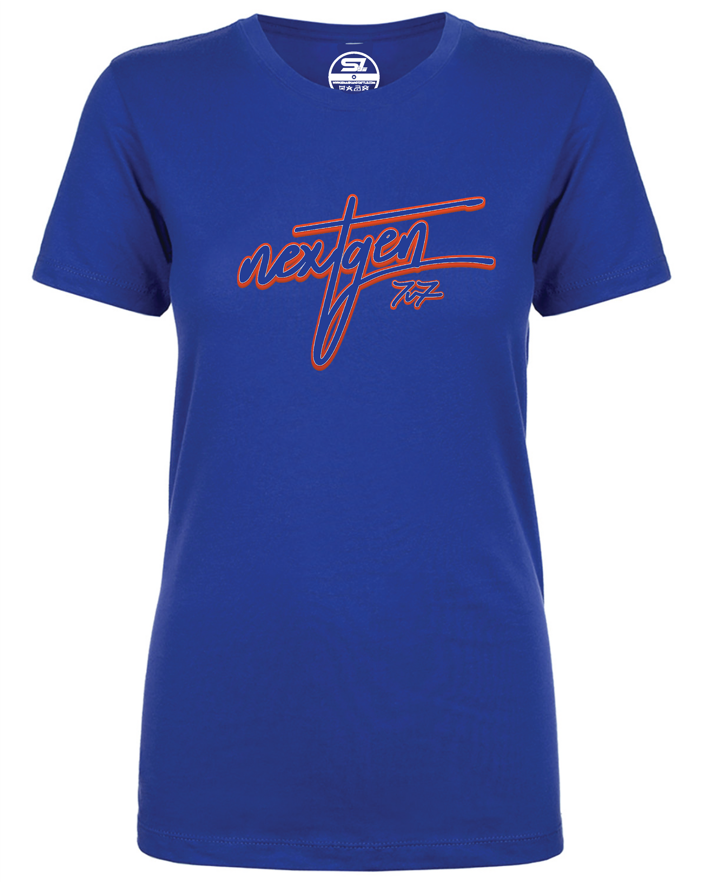 Ladies NextGen Academy 7v7 CVC T-Shirt w/ Cursive Logo