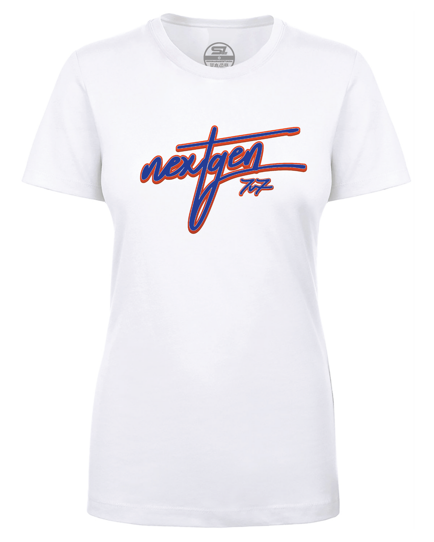 Ladies NextGen Academy 7v7 CVC T-Shirt w/ Cursive Logo