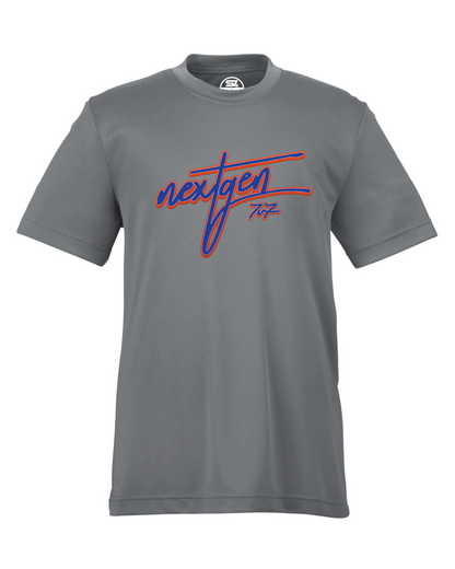 Youth NextGen Academy 7v7 Cooling Performance Tee w/ Cursive Logo