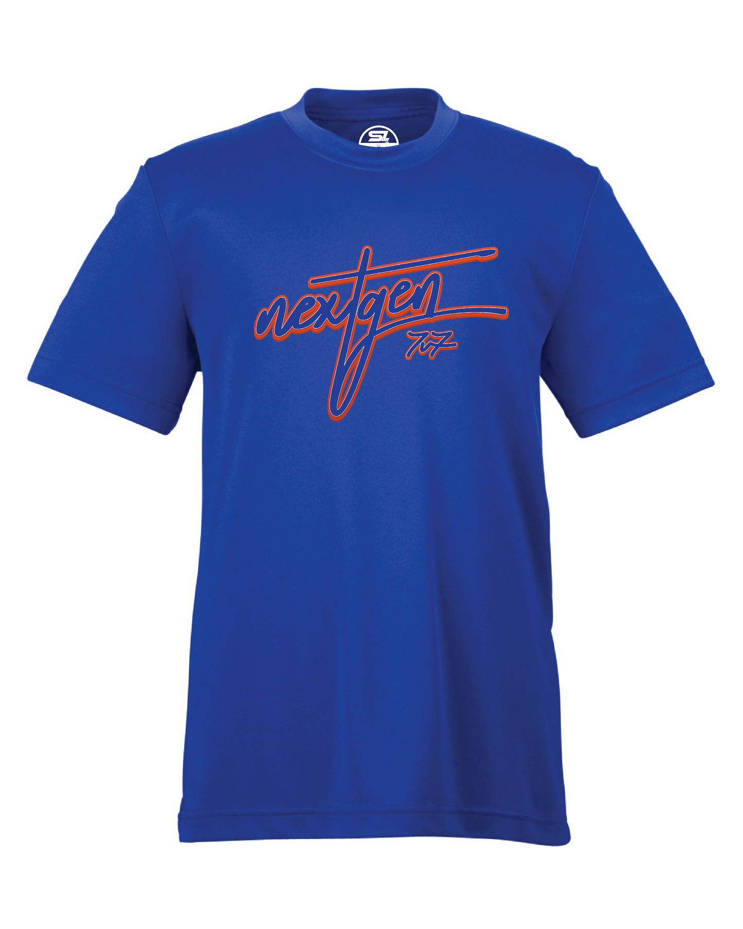 Youth NextGen Academy 7v7 Cooling Performance Tee w/ Cursive Logo