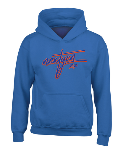 Youth NextGen Academy 7v7 Pullover Hooded Sweatshirt w/ Cursive Logo