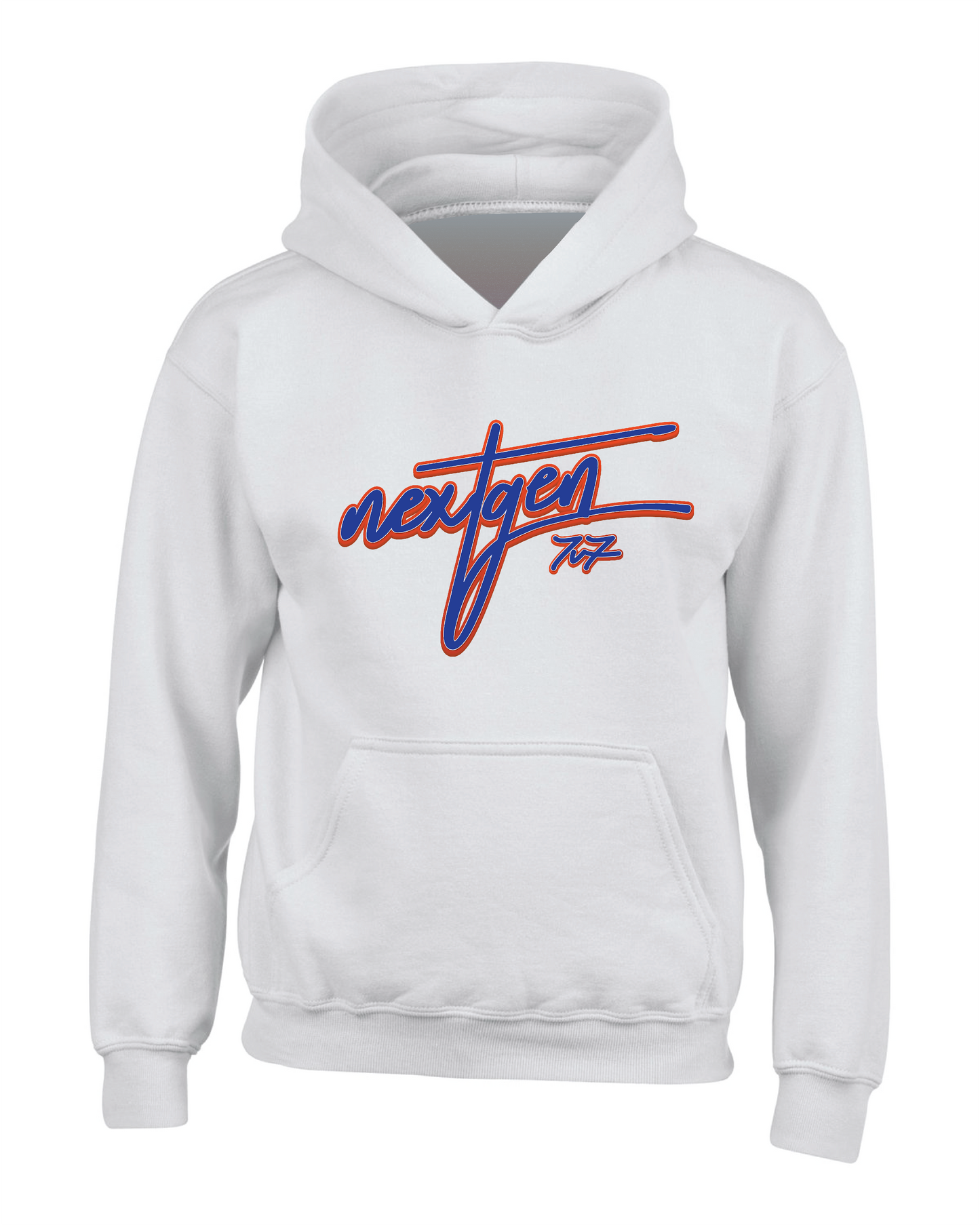 Youth NextGen Academy 7v7 Pullover Hooded Sweatshirt w/ Cursive Logo