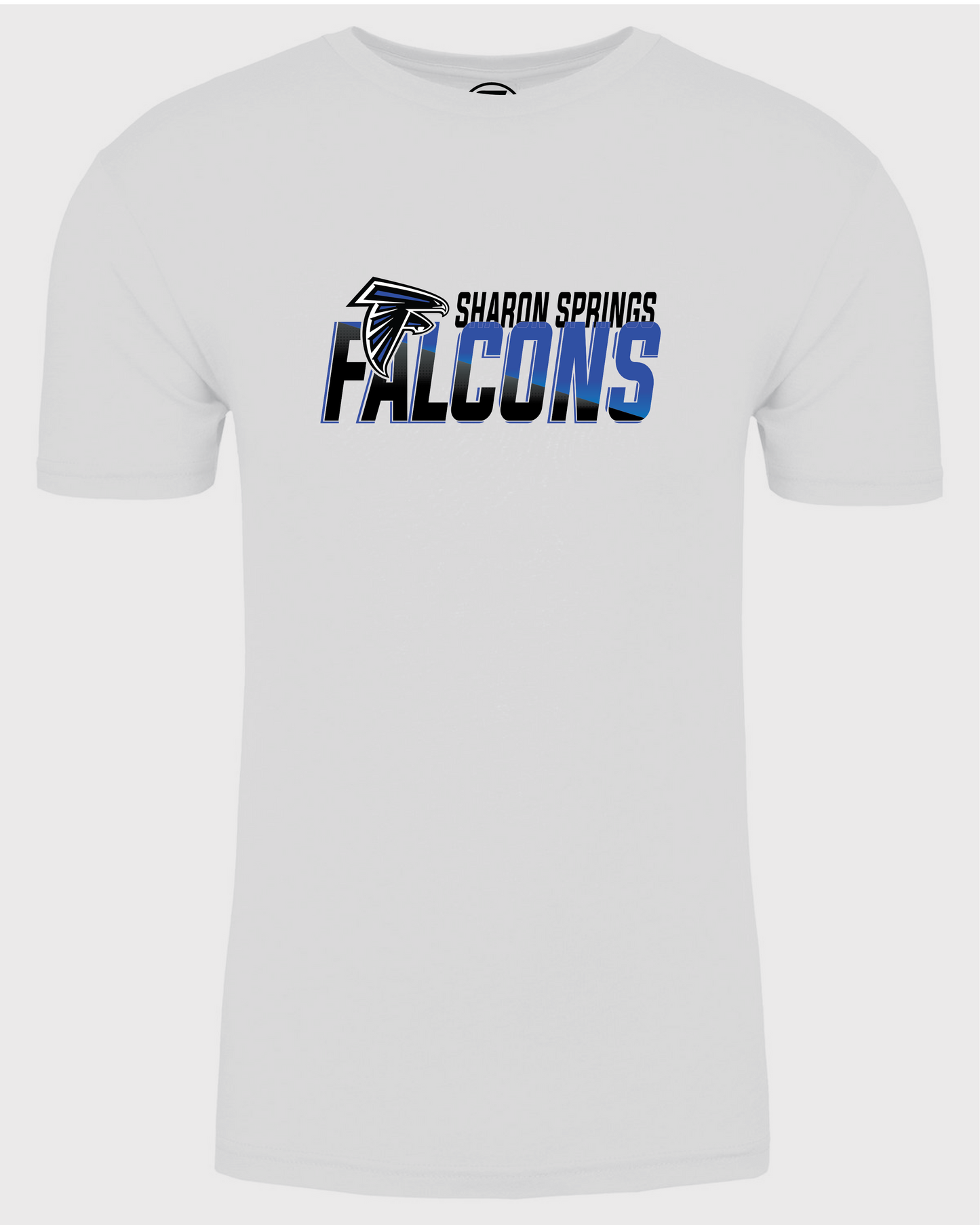 Adult Unisex Sharon Springs Falcons 'Relay' Triblend Short-Sleeved Tee