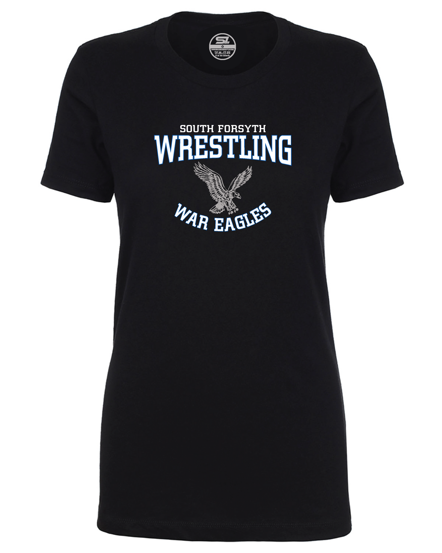 South Forsyth Wrestling Ladies CVC T-Shirt w/ Classic Logo