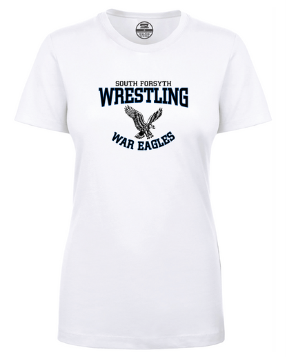 South Forsyth Wrestling Ladies CVC T-Shirt w/ Classic Logo