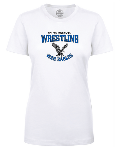 South Forsyth Wrestling Ladies CVC T-Shirt w/ Classic Logo