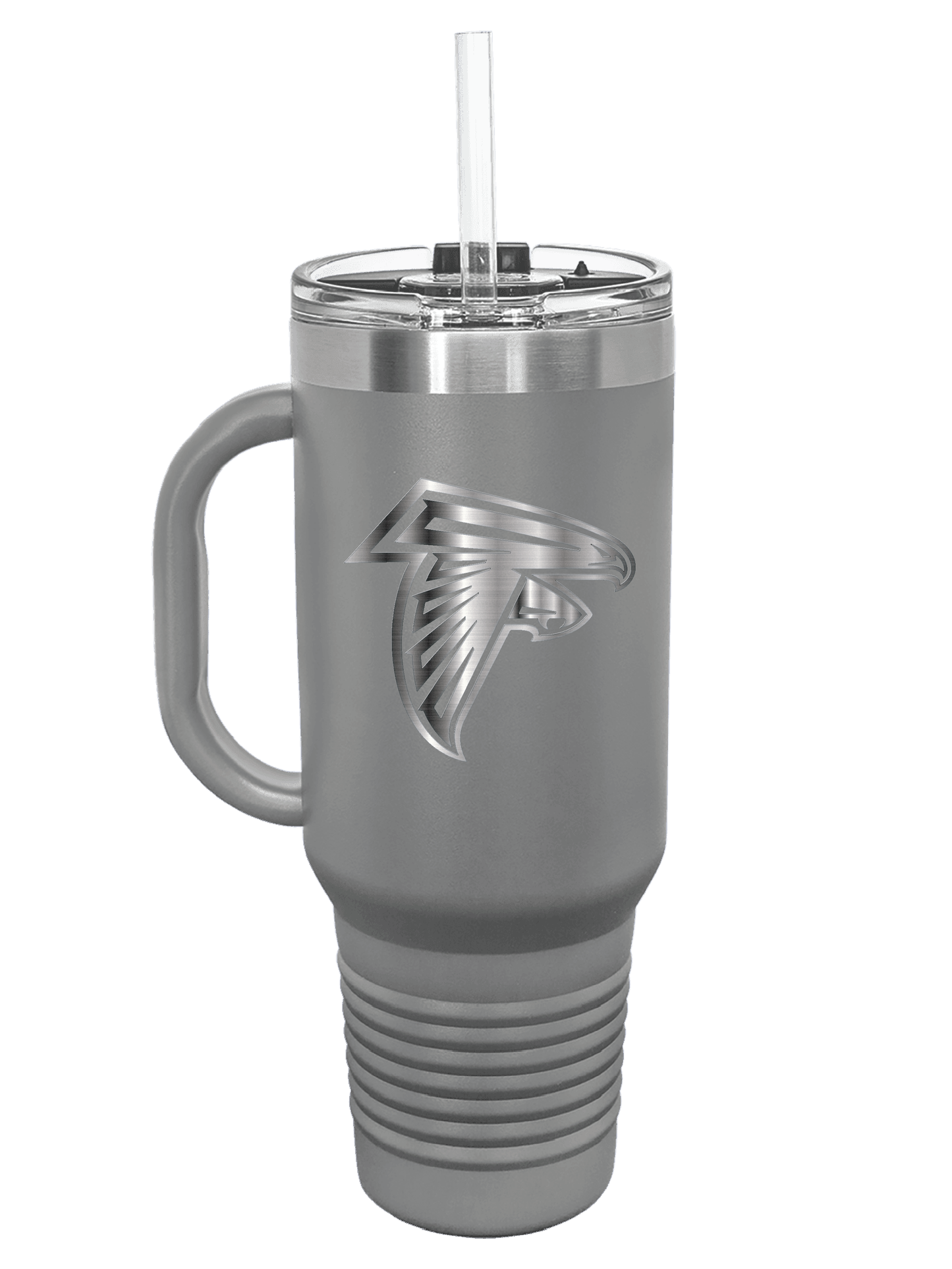 Sharon Springs Falcons 40oz Custom-Engraved Powder-Coated Stainless Steel Insulated Travel Mug