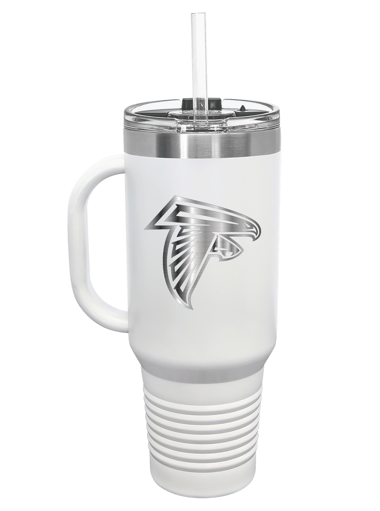 Sharon Springs Falcons 40oz Custom-Engraved Powder-Coated Stainless Steel Insulated Travel Mug