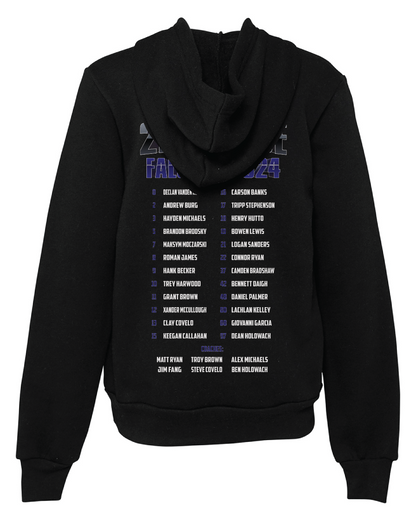 Youth Sponge Fleece Pullover Hooded Sweatshirt w/ Custom 'This is Falcons' Country Chest Graphic and 2nd Grade Ryan 2024 Team Roster