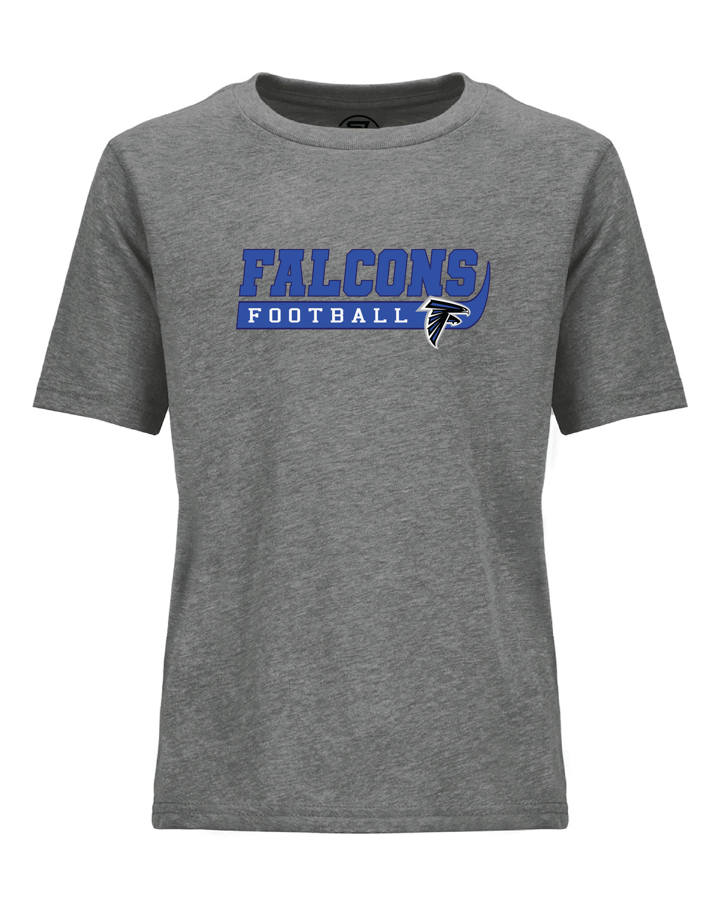 Youth CVC Sharon Springs Falcons “Curl” Short-Sleeved Tee