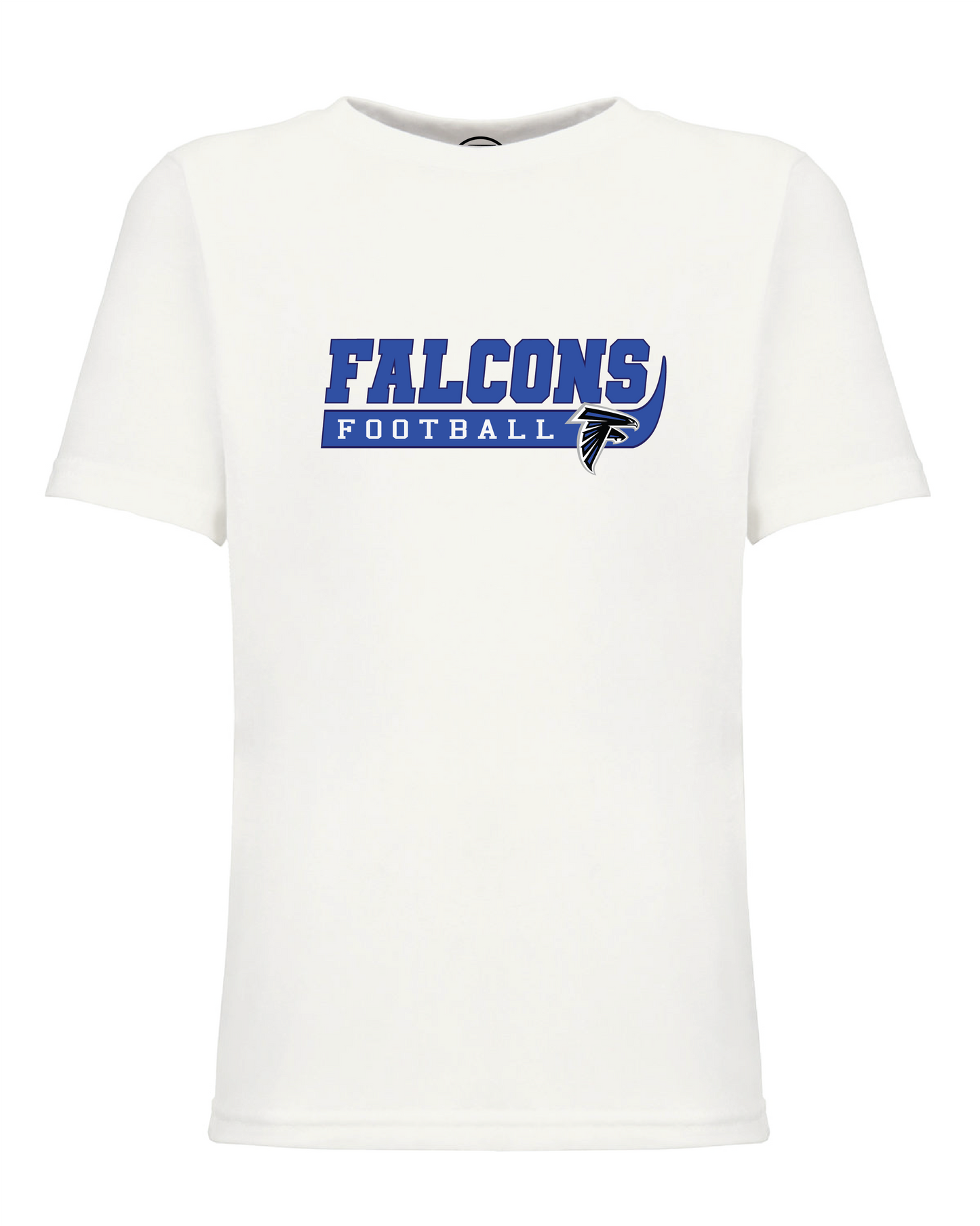 Youth CVC Sharon Springs Falcons “Curl” Short-Sleeved Tee