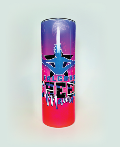 SS Falcons "Cheer Mama" Stainless Steel 20oz Graphic Tumbler