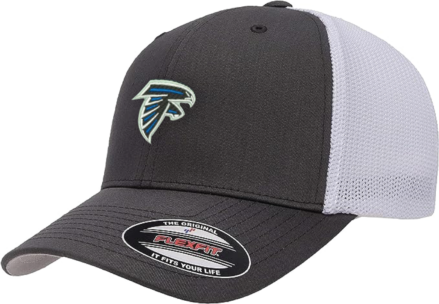 SS Falcons FlexFit Embroidered 6-Panel Trucker Mesh Back Trucker Cap