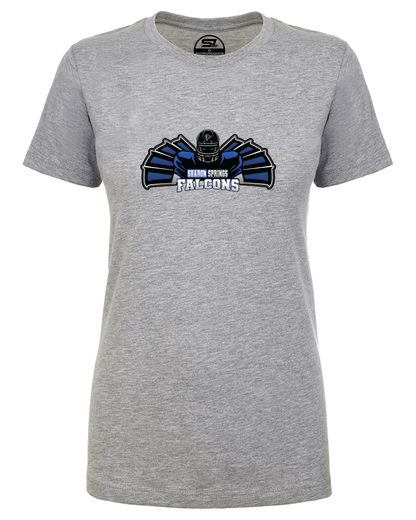 Ladies SS Falcons “Player & Wings” CVC T-Shirt