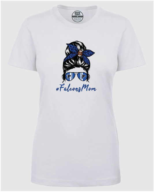 Ladies SS Falcons "Hair Bun" CVC T-Shirt