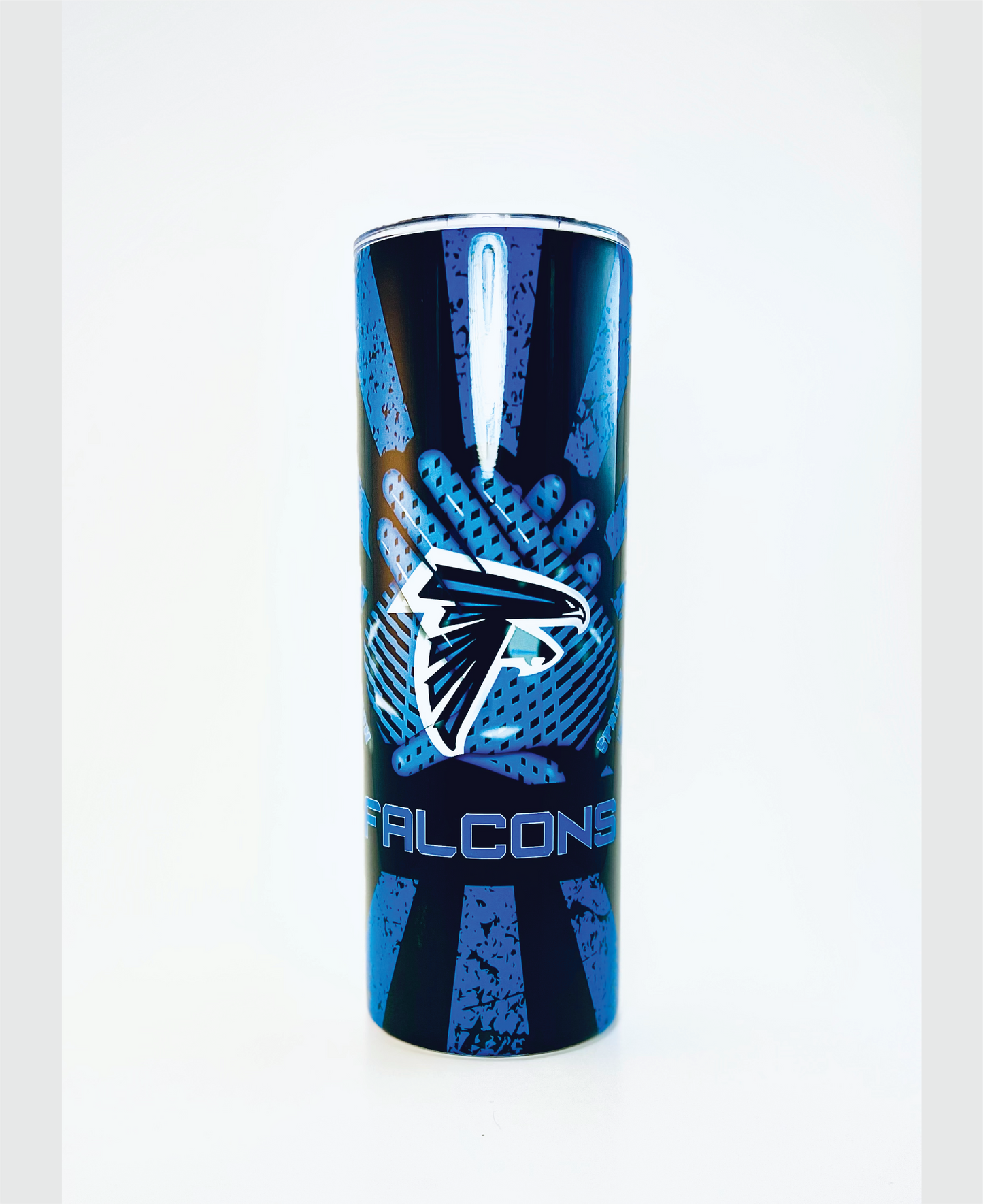 SS Falcons “Receiver's Gloves”  Stainless Steel 20oz Graphic Tumbler