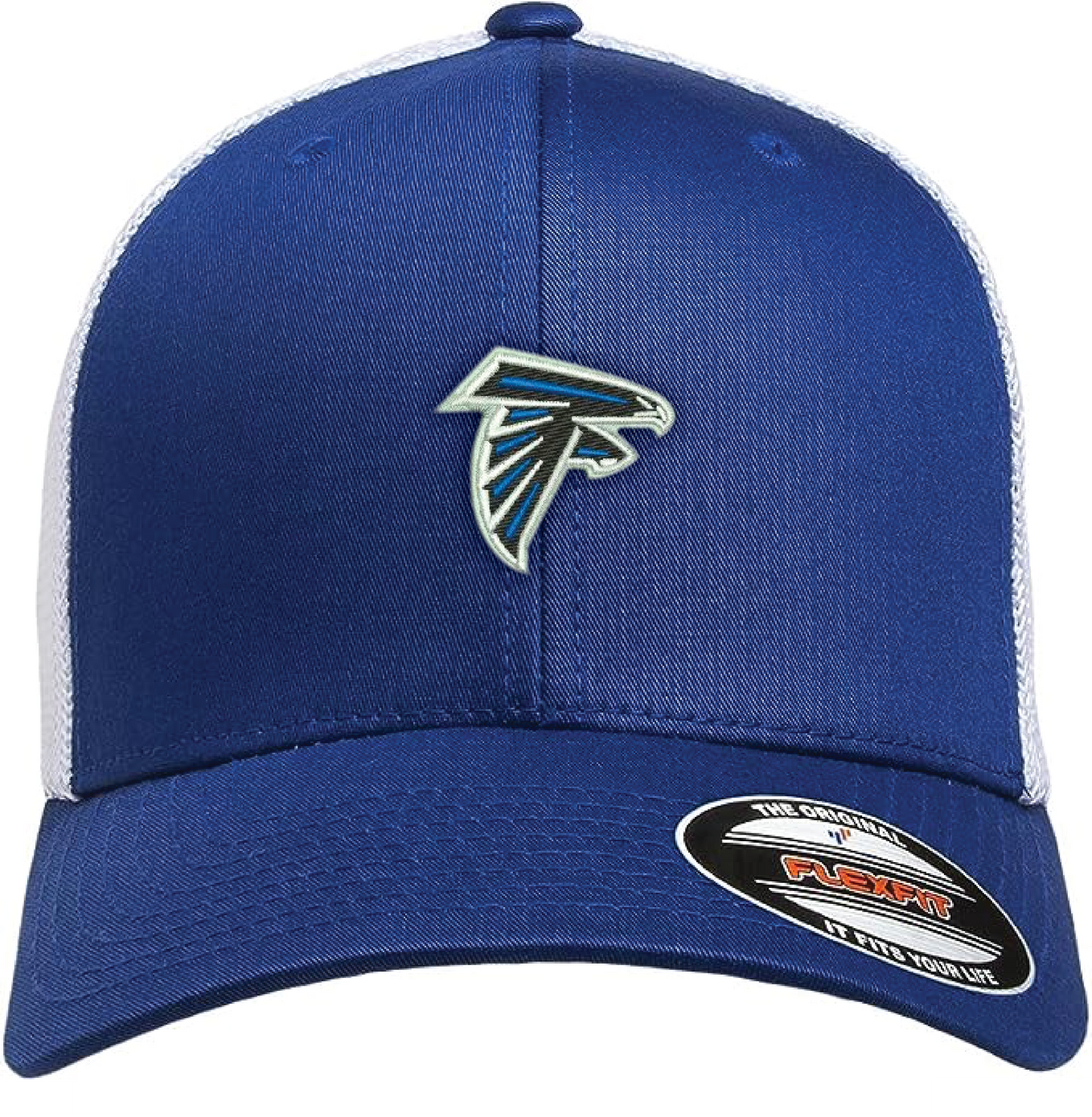 SS Falcons FlexFit Embroidered 6-Panel Trucker Mesh Back Trucker Cap