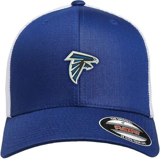 SS Falcons FlexFit Embroidered 6-Panel Trucker Mesh Back Trucker Cap