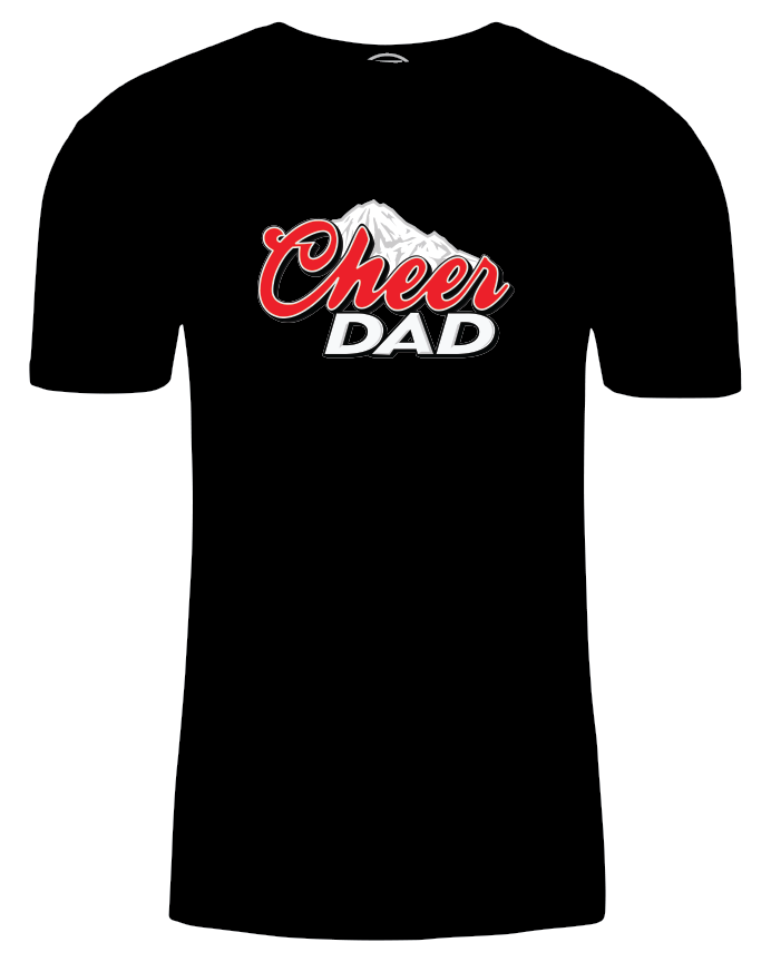 Adult Unisex "Ice Cold" Cheer Dad Triblend Short-Sleeved Tee