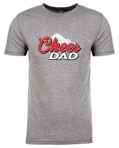 Adult Unisex "Ice Cold" Cheer Dad Triblend Short-Sleeved Tee