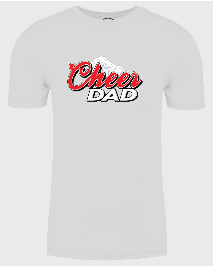 Adult Unisex "Ice Cold" Cheer Dad Triblend Short-Sleeved Tee