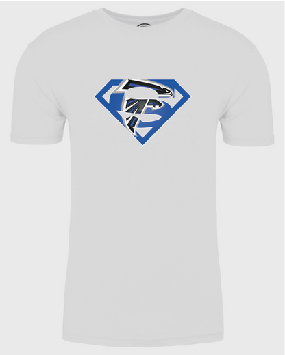 Adult Unisex Sharon Springs Falcons "Superman" Triblend Short-Sleeved Tee