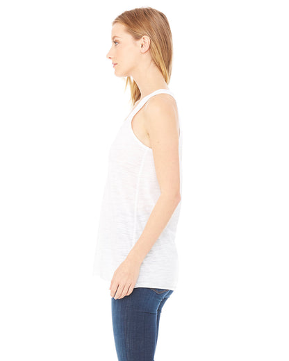 Ladies SS Falcons “Classic Helmet” Flowy Racerback Tank