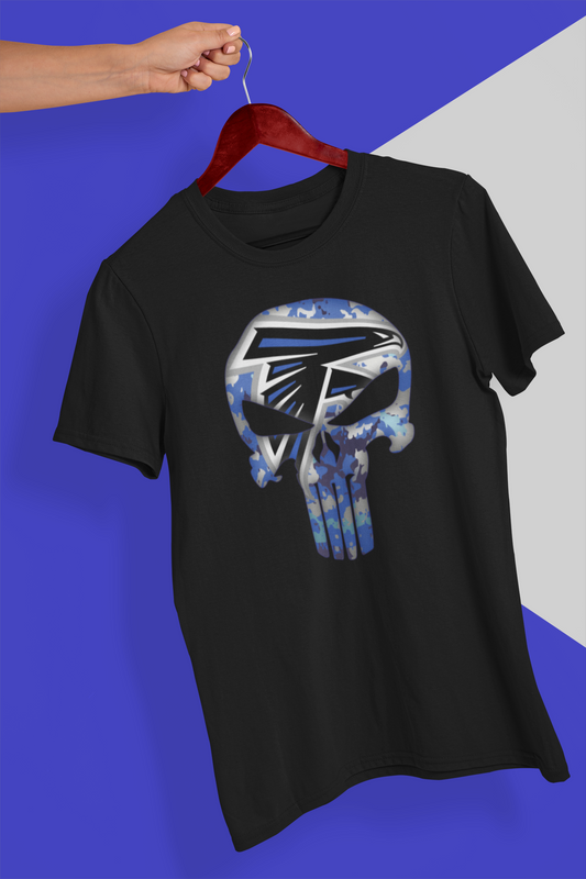 Youth Sharon Springs Falcons "Punisher" Triblend Short-Sleeved Tee